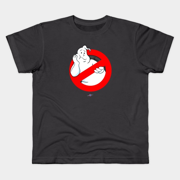 Ghostbusters Logo 2 Kids T-Shirt by thatsartfolks